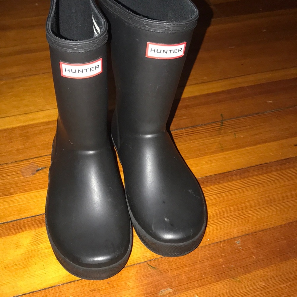 First Classic black Hunter Rain boots